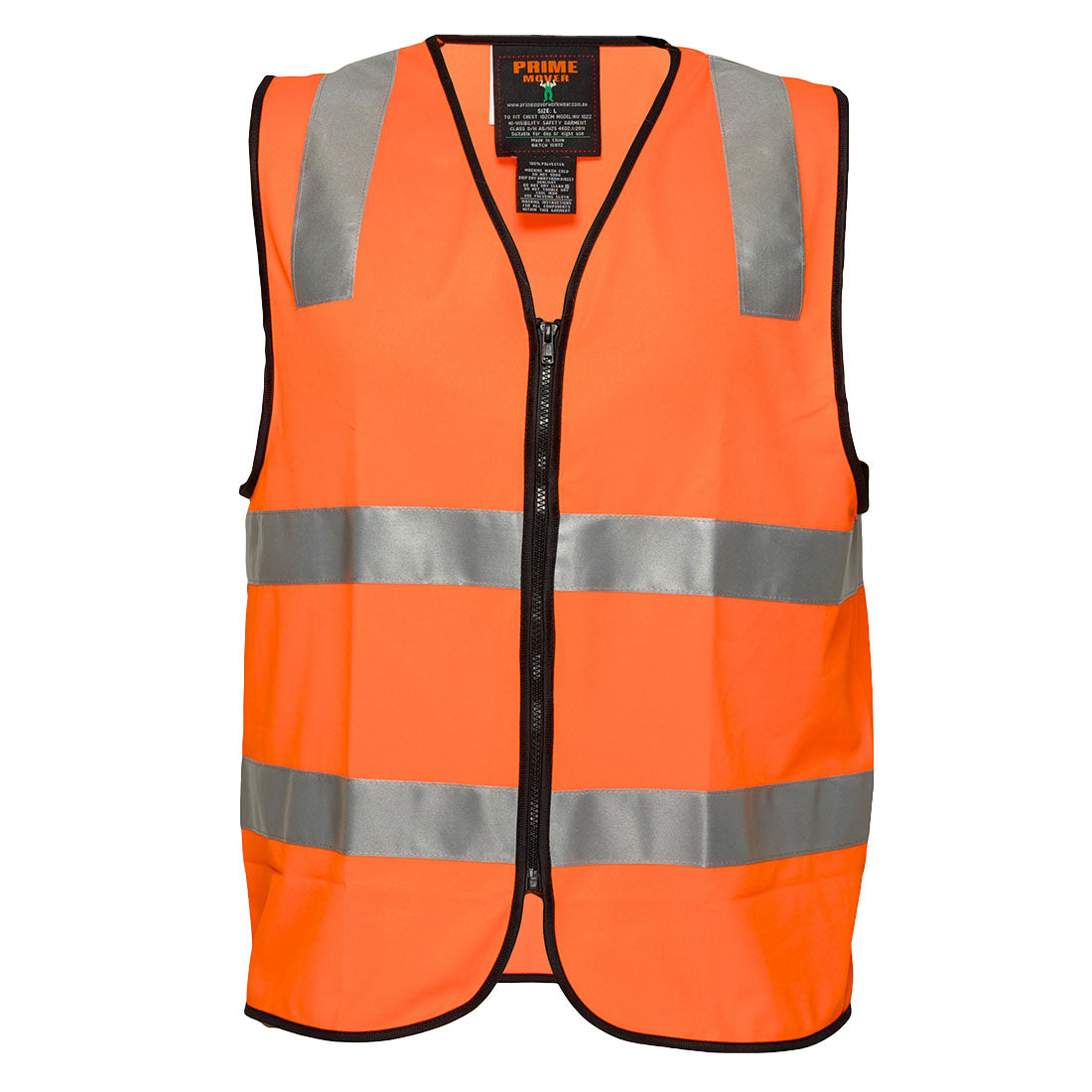 MZ102 Hi-Vis Zipped Vest