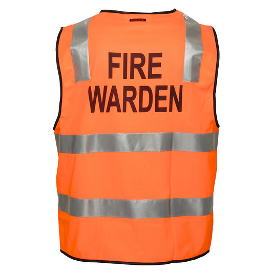 MZ104 Hi-Vis Zipped Fire Warden Vest
