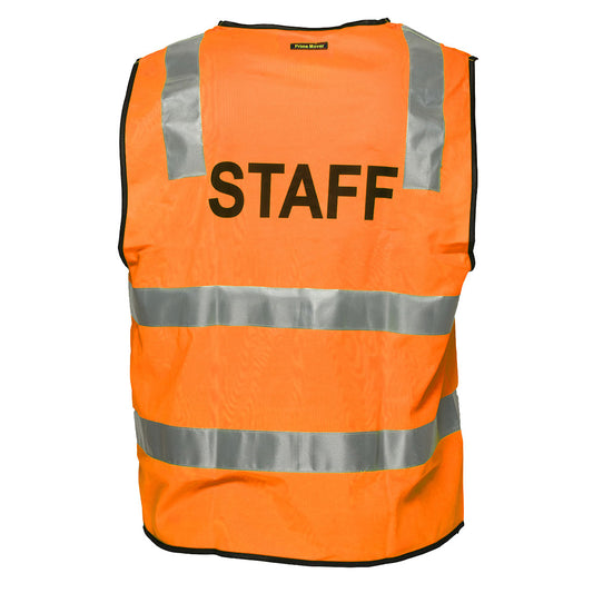 MZ107 Hi-Vis Zipped Staff Vest