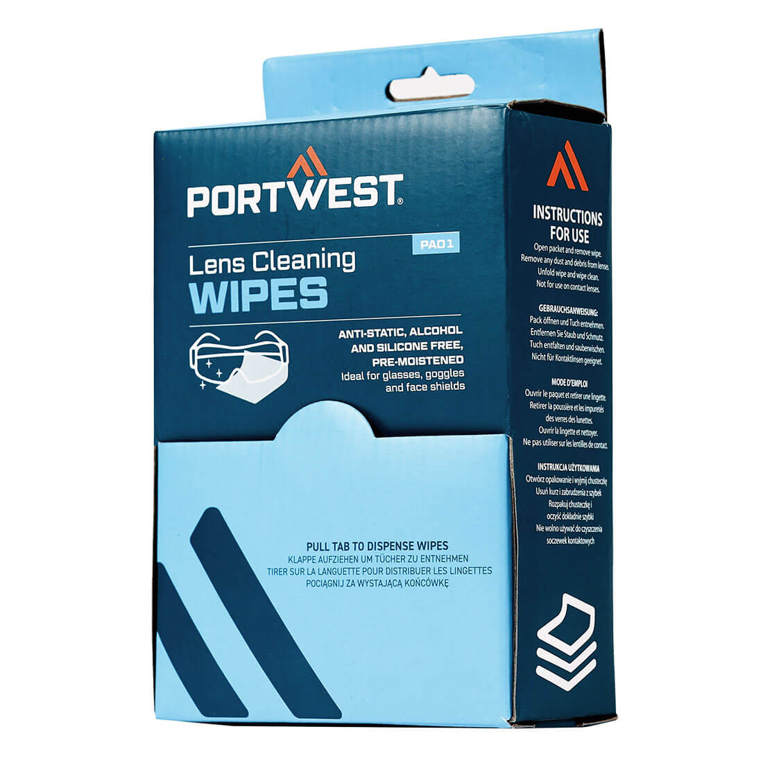 PA01 Lens Cleaning Wipes (100 towelettes)