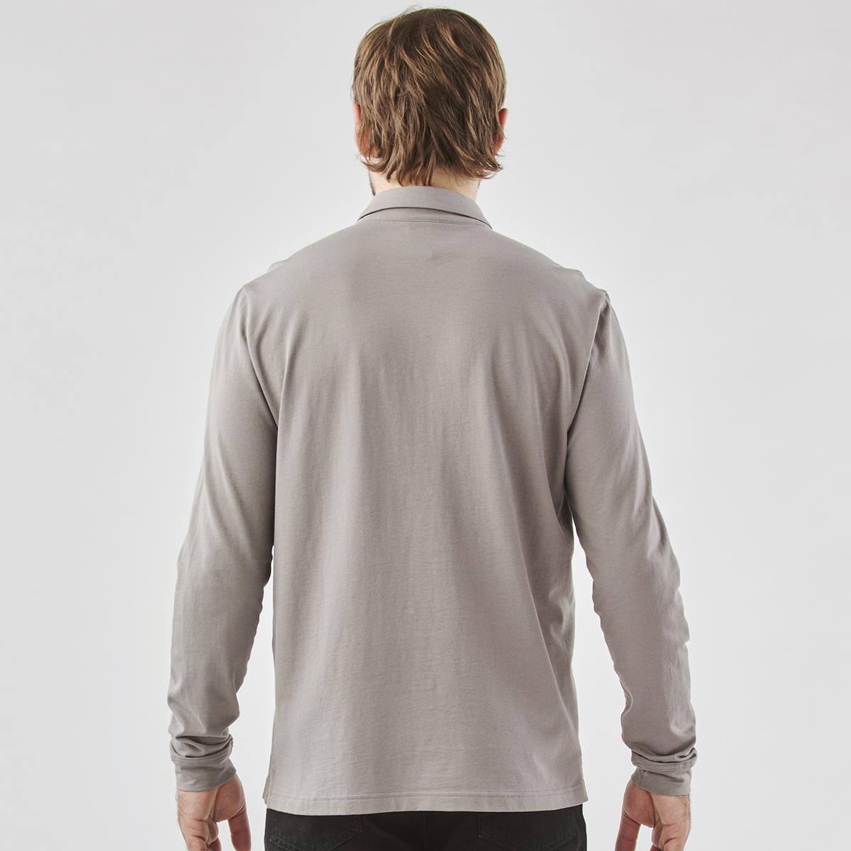 Men's Nevada L/S Micro Pique Polo — image 2