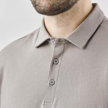 Men's Nevada L/S Micro Pique Polo — image 3