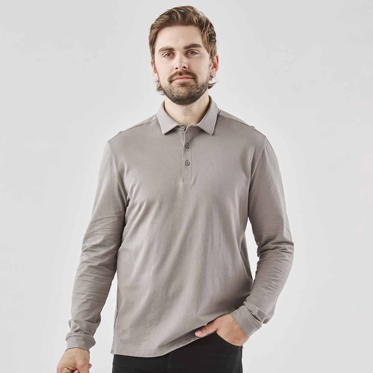 Men's Nevada L/S Micro Pique Polo — image 6