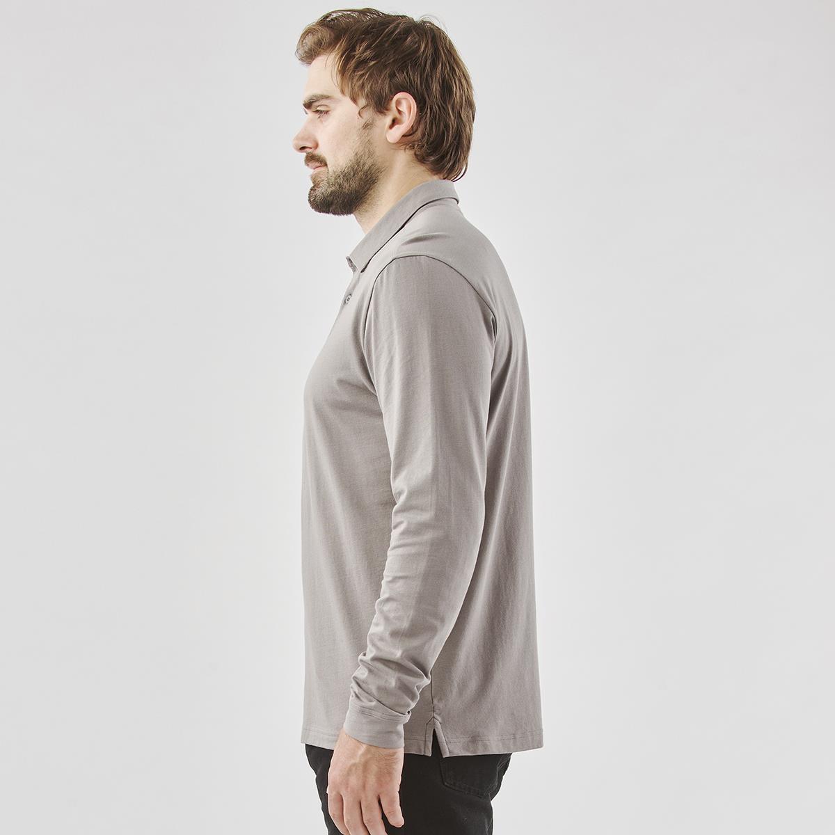 Men's Nevada L/S Micro Pique Polo — image 8