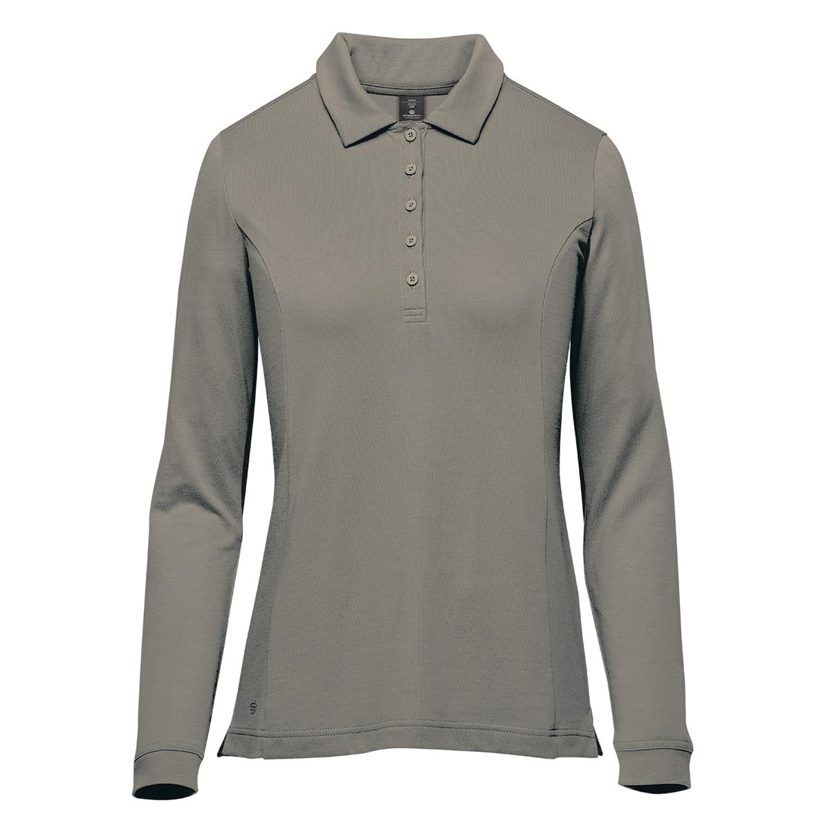 Women's Nevada L/S Micro Pique Polo — image 1