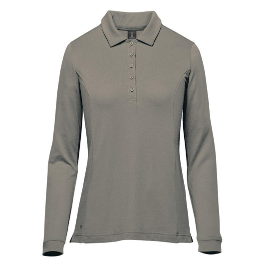 Women's Nevada L/S Micro Pique Polo — image 1