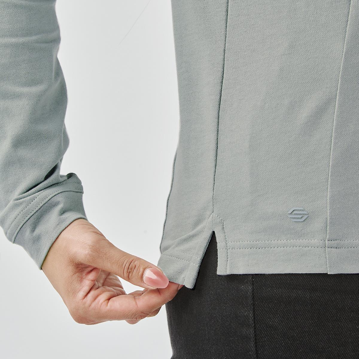 Women's Nevada L/S Micro Pique Polo — image 3