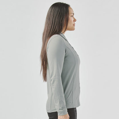 Women's Nevada L/S Micro Pique Polo — image 7