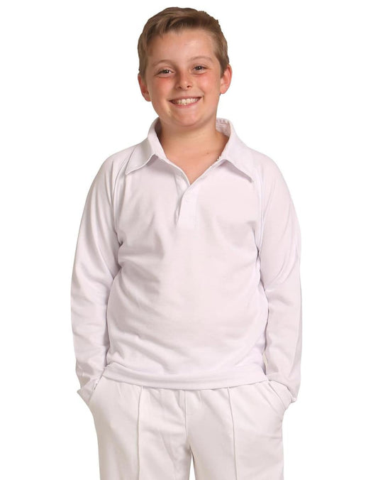 PS29KL CRICKET POLO Long Sleeve Kids' - PS29KL