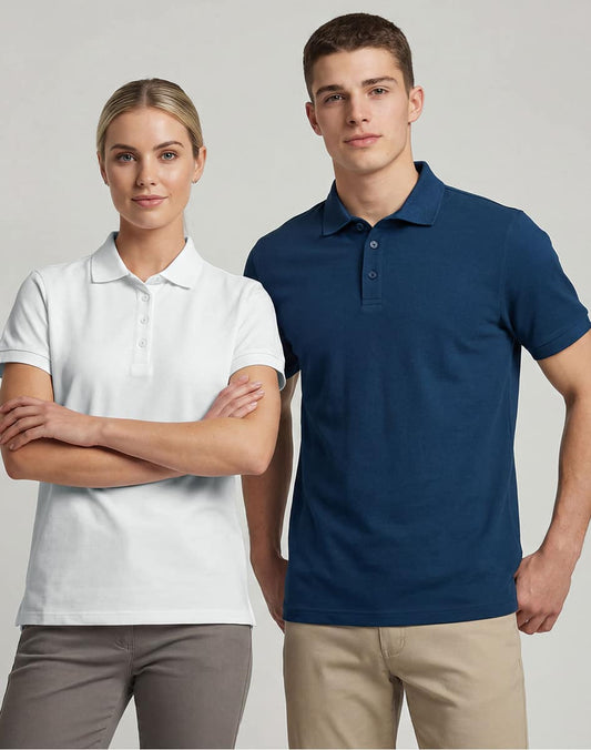 PS71 Mens Ultrafine Cotton Pique Short Sleeve Polo - PS71