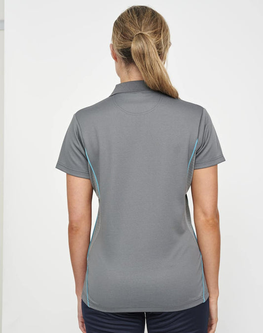 PS94 LADIES SUSTAINABLE POLY/COTTON CONTRAST SS POLO - PS94