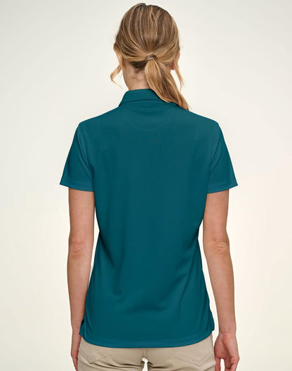 PS96 SUSTAINABLE JACQUARD KNIT POLO Ladies - PS96