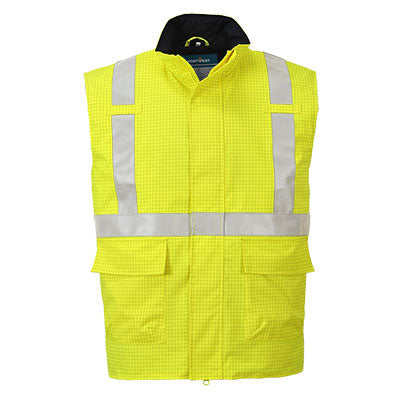 S776 Bizflame Rain Hi-Vis Anti-Static FR Bodywarmer