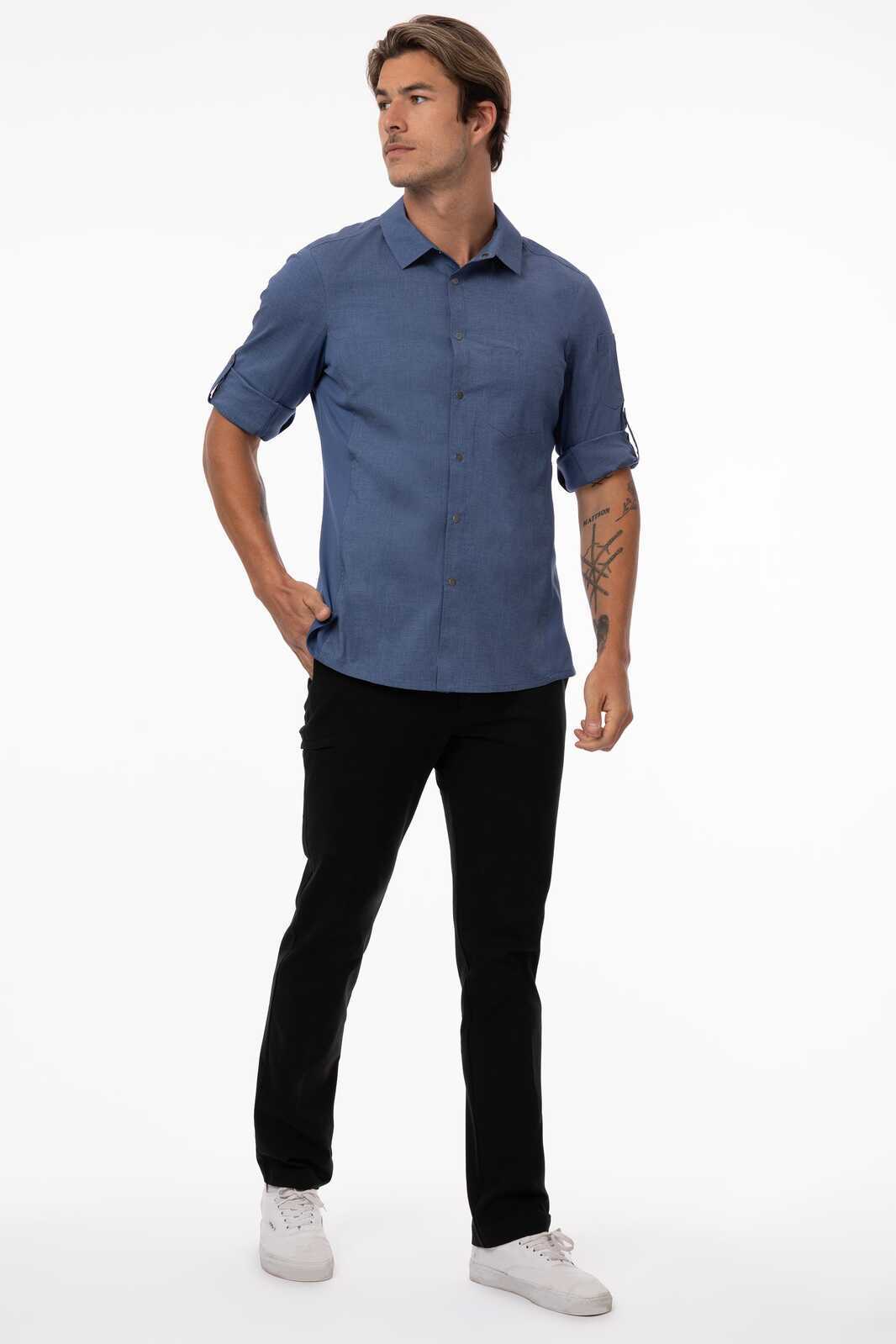 Seville Men's Shirt- Black