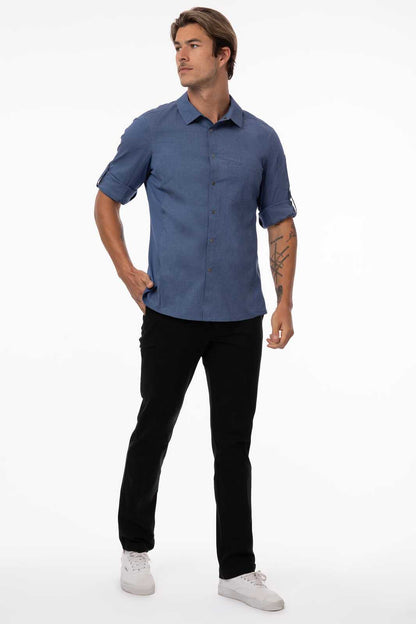 Seville Men's Shirt- Black