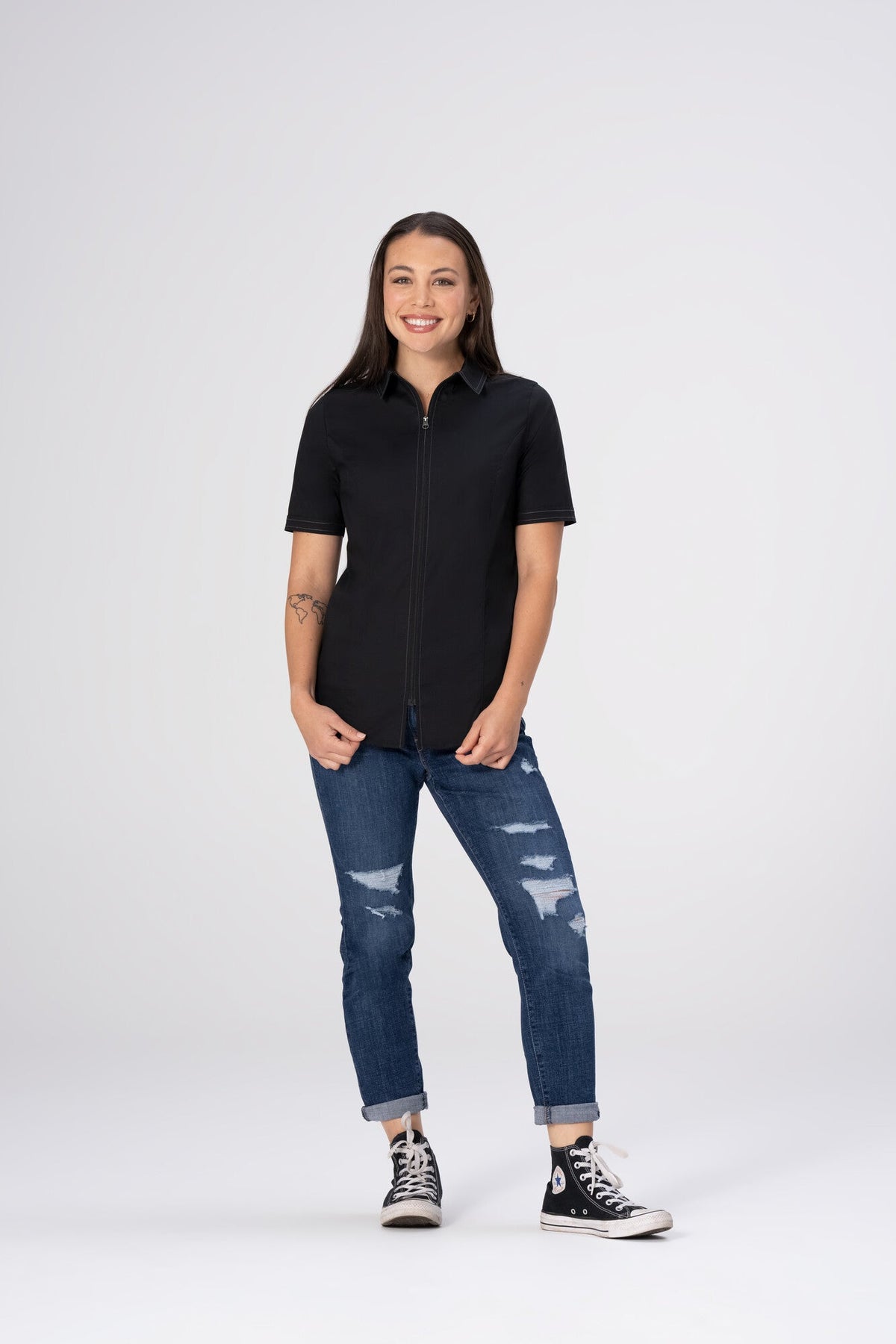 Cody Women's Zip Work Shirt