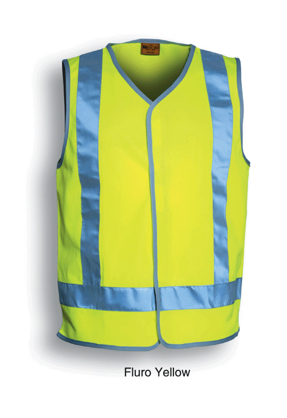 Unisex Adults Hi-Vis Vest With Reflective Tape (SJ0322)