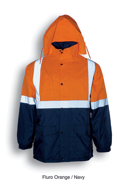 Unisex Adults Hi-Vis Mesh Lining Jacket With Reflective Tape (SJ0432)