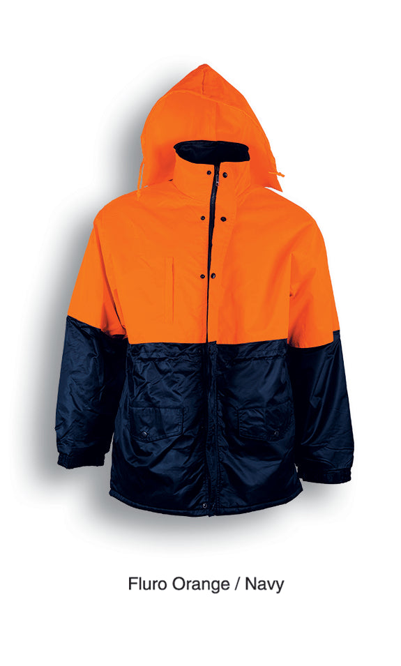 Unisex Adults Hi-Vis Mesh Lining Jacket (SJ0433)