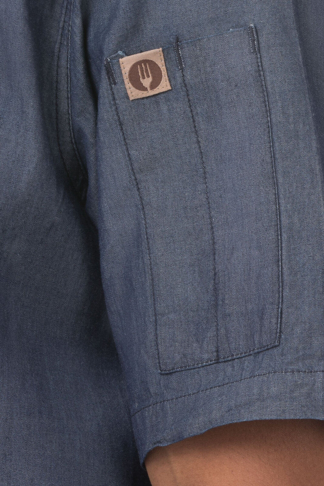Detroit Men's Short Sleeve Denim Shirt