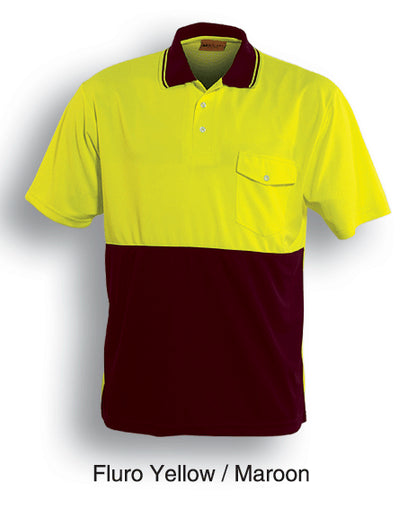 Unisex Adults Hi-Vis Safety Polo - Short Sleeve (SP0427)