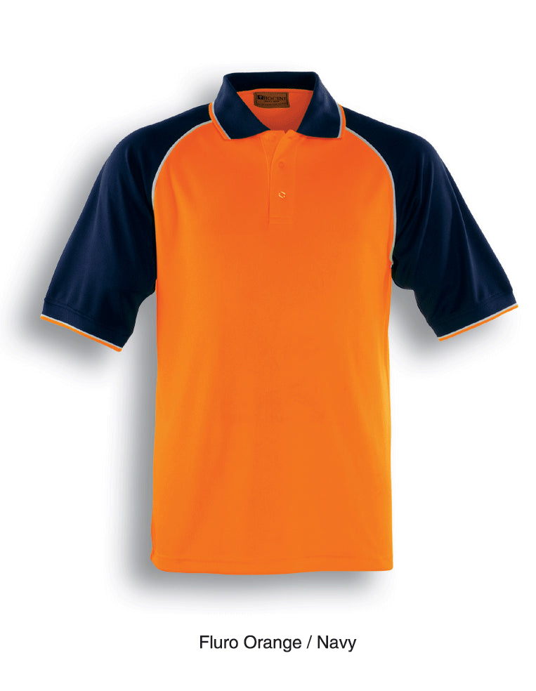 Unisex Adults Hi-Vis Raglan Sleeve Polo (SP0543)