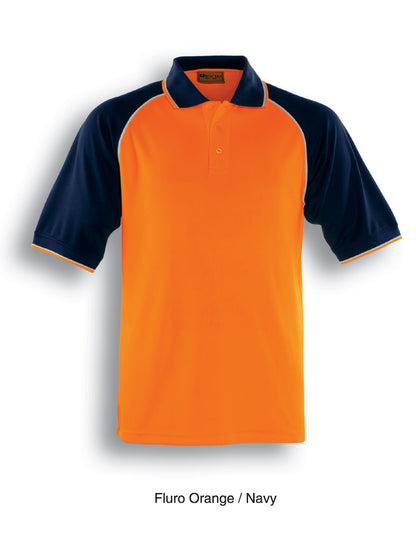 Unisex Adults Hi-Vis Raglan Sleeve Polo (SP0543)