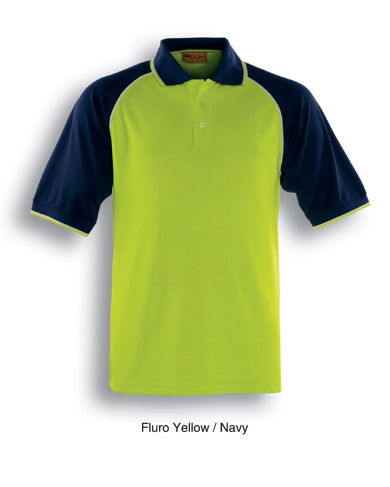 Unisex Adults Hi-Vis Raglan Sleeve Polo (SP0543)