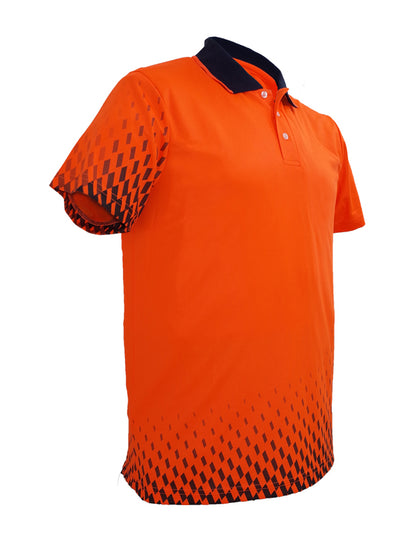 Unisex Adults Hi-Vis Gradient Polo (SP0703)