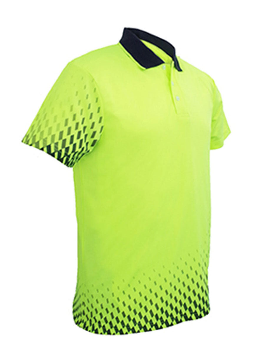 Unisex Adults Hi-Vis Gradient Polo (SP0703)