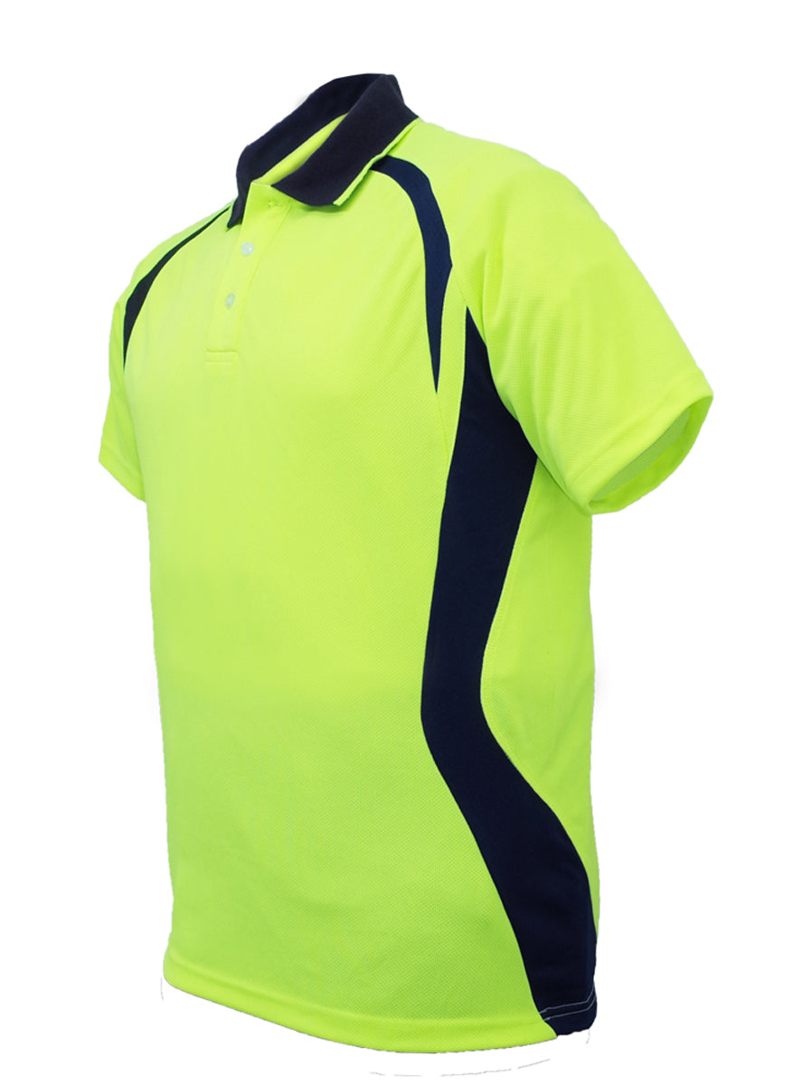 Unisex Adults Hi-Vis Panel Polo (SP0717)