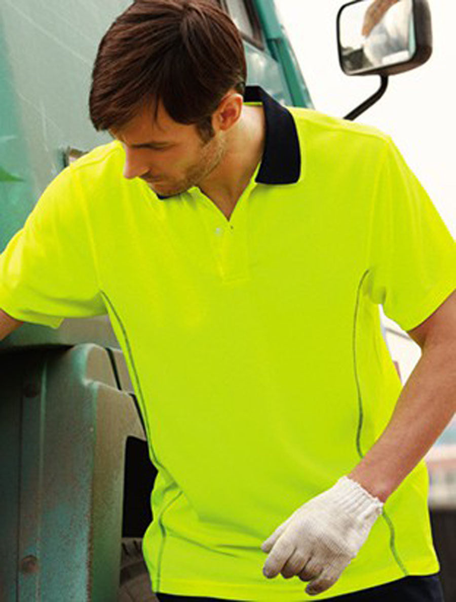 Unisex Adults Hi-Vis Stitch Essentials Polo (SP1241)