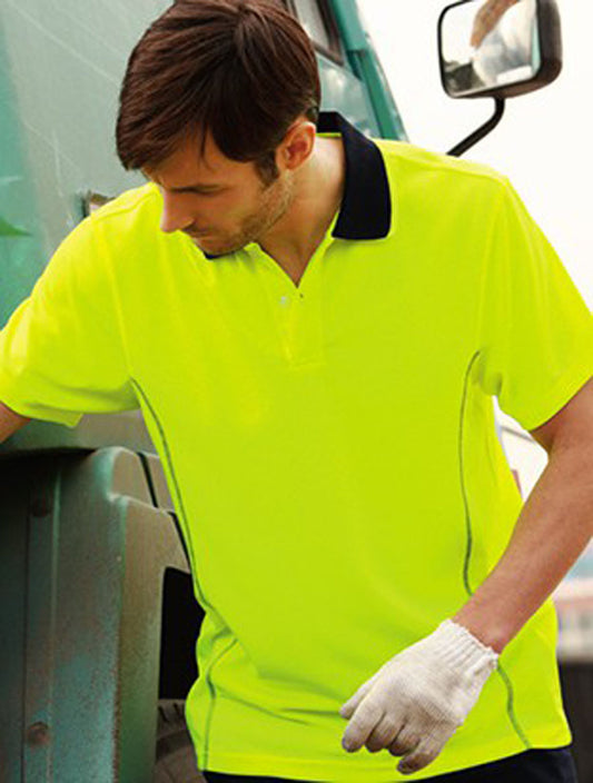 Unisex Adults Hi-Vis Stitch Essentials Polo (SP1241)