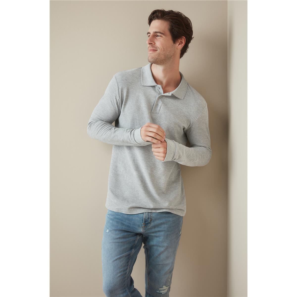 Men's Polo Long Sleeve — image 1