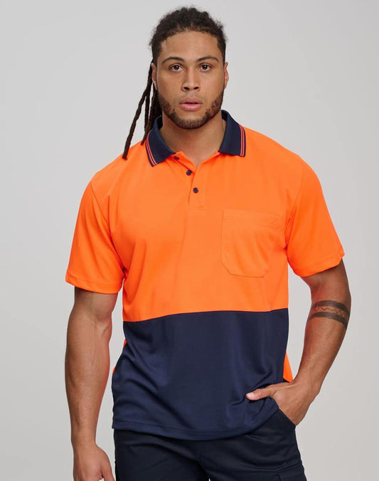 SW01CD High Visibility CoolDry Short Sleeve Polo - SW01CD