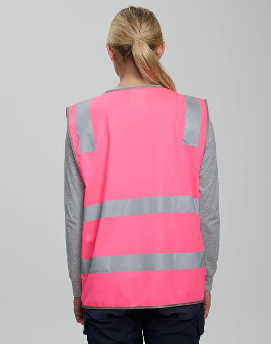 SW04 Unisex Hi-Vis Safety Vest with ID & Utility Pockets - SW04