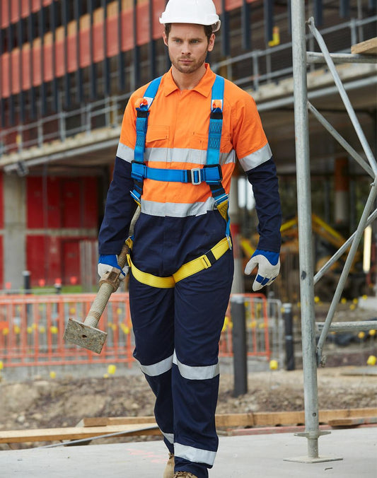SW207 MEN'S TWO TONE COVERALL - SW207