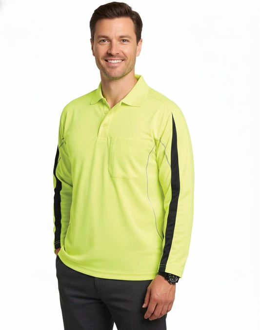SW33A HI-VIS LEGEND LONG SLEEVE POLO Men's - SW33A