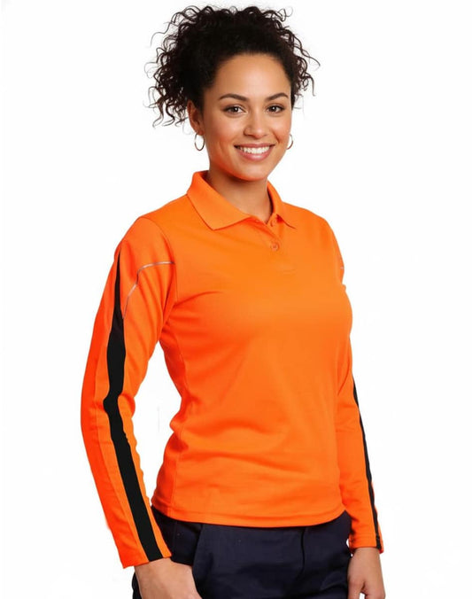 SW34A HI-VIS LEGEND LONG SLEEVE POLO Ladies' - SW34A