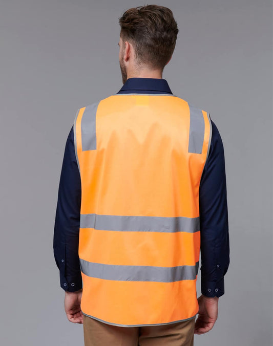 SW40 Vic Rail Hi Vis Safety Vest- Unisex - SW40