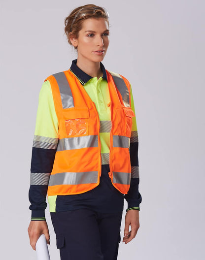 SW42 Hi-Vis SAFETY VEST with ID POCKET & 3M TAPES - SW42