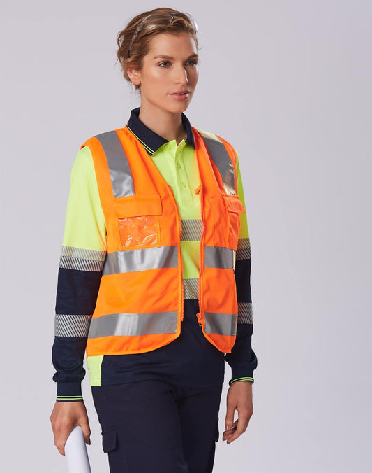 SW42 Hi-Vis SAFETY VEST with ID POCKET & 3M TAPES - SW42