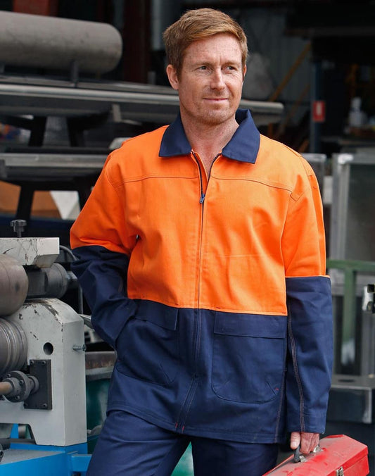 SW45 HI-VIS COTTON JACKET - SW45
