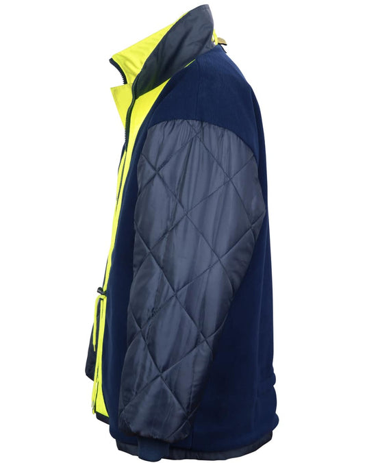 SW50 HI-VIS LONG LINE JACKET POLAR WITH FLEECE LINING - SW50