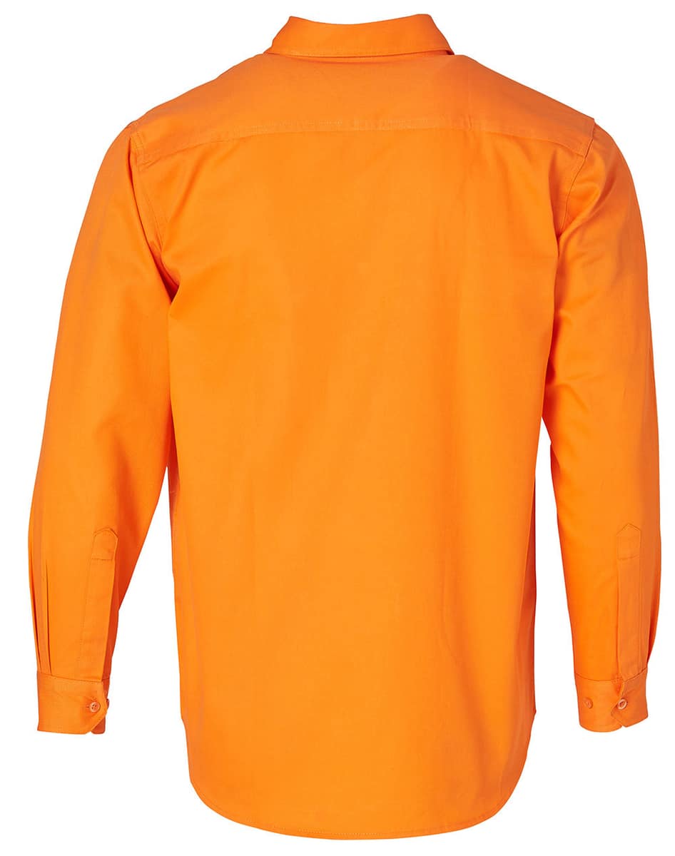 SW51 MEN'S HI-VIS L/S DRILL SHIRT - SW51