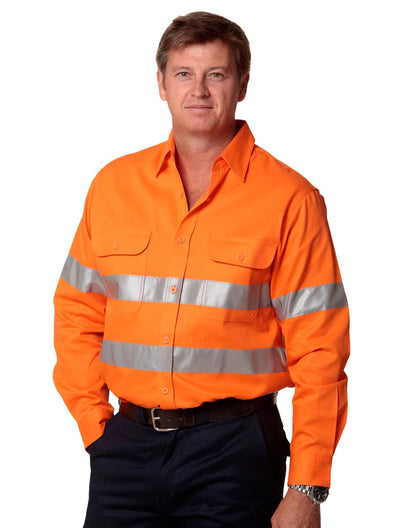SW52 COTTON DRILL SAFETY SHIRT - Unisex - SW52