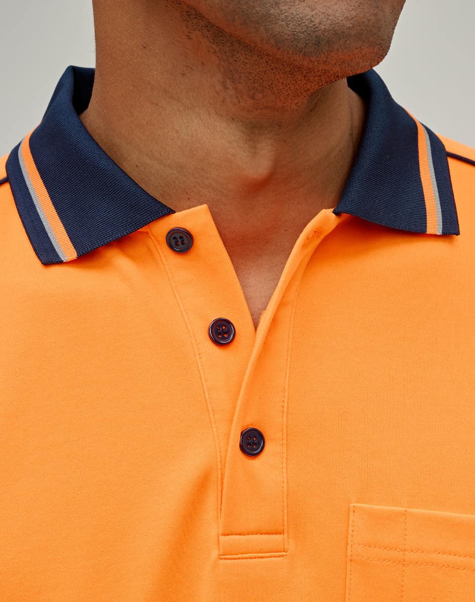 SW89 HI-VIS SUSTAINABLE COOL-BREEZE SAFETY POLO - SW89