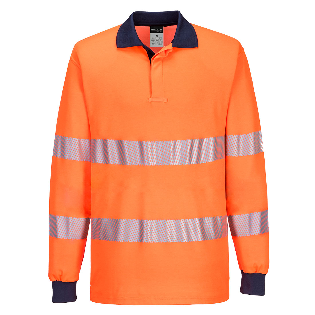 T186 PW3 Hi-Vis Polo Shirt L/S