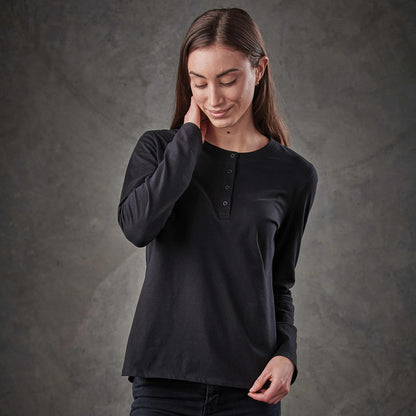 Women's Torcello L/S Henley — image 2