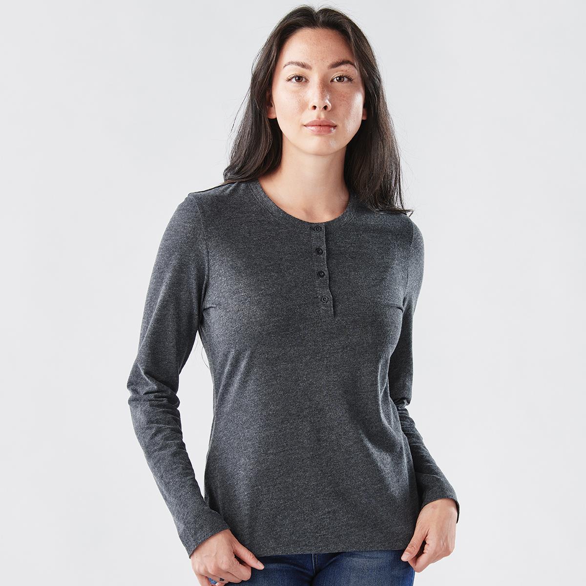 Women's Torcello L/S Henley — image 3